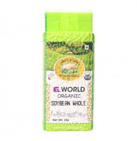Elworld Organic Soybean Whole   Pack  1 kilogram